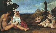  Titian The Three Ages of Man Sweden oil painting reproduction
